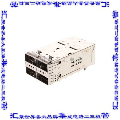 2308171-8 插拔式连接器152(38x4)插座成组(2x2)ZQSFP+通孔直角压