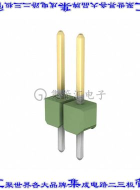 826646-2 针座连接器2POS分离式2.54mm公形插针通孔直针镀金