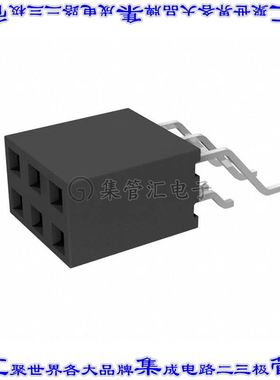M20-7920342R 针座连接器6POS插座2排2.54mm叉状表贴SMD镀金