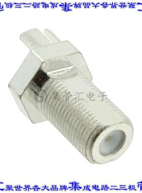 222181 同轴连接器F型插座母插槽焊接75欧姆板边缘