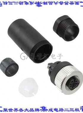 1543045 圆形连接器5POS插座母插口螺钉铜合金自由悬挂