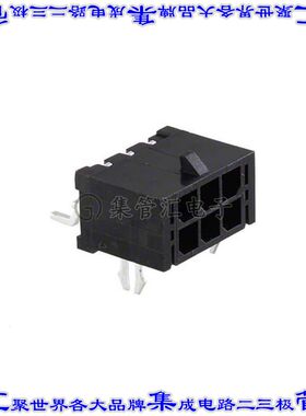 662006230822 针座连接器6POS接头2排3mm公形插针表贴SMD锡