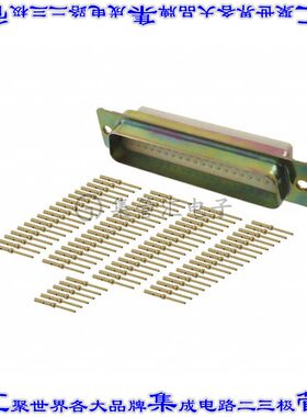 DDMA-78P 连接器78POS插头公引脚4排D-Sub高密度面板安装