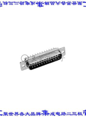 204540-2 连接器44POS插座母插口3排D-Sub高密度面板安装