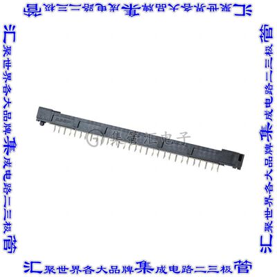 5767054-6 板对板连接器228POS插座中央带触点2排0.64mm表贴SMD钯