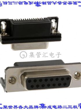 182-015-213R531 连接器15POS插座母插口2排D-Sub面板安装通孔直