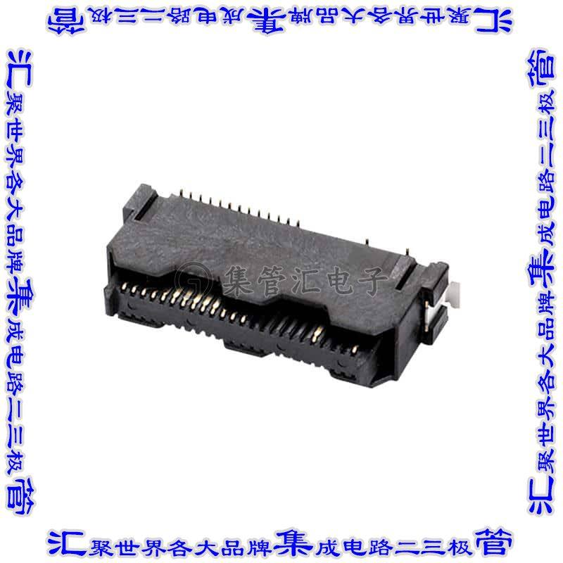 GBBC256-2402B650C1ZH 板对板连接器48POS插座浮动2排0.8mm表贴SM