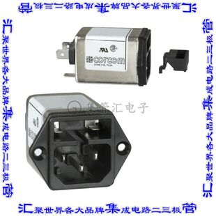 6EGG1 电源接入连接器3POS插座公插片模块IEC320 C14面板安装 法