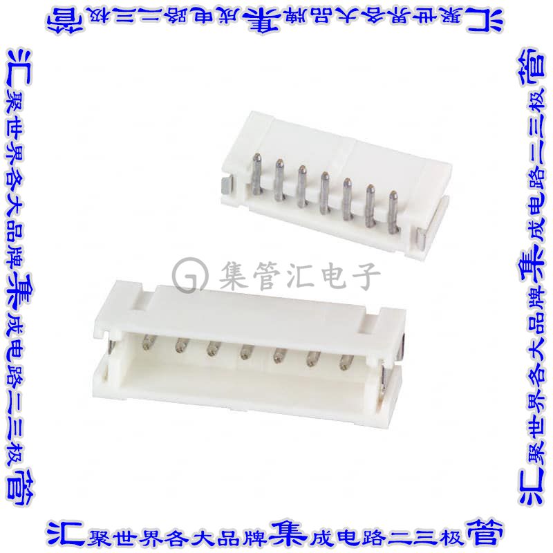 B7B-ZR-SM4-TF 针座连接器7POS接头1.5mm公形插针表贴SMD锡