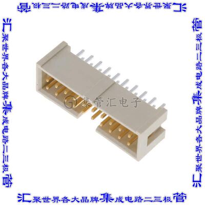 HTSS-110-01-L-D 针座连接器20POS接头2排2.54mm公形插针通孔直针