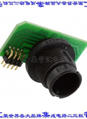 EN3P9MRAPCBW 圆形连接器9POS插座公形引脚焊接镀金面板安装通孔