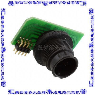 EN3P9MRAPCBW 圆形连接器9POS插座公形引脚焊接镀金面板安装通孔