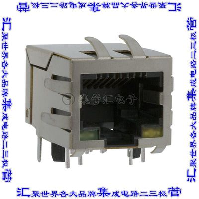 J0026D21BNL 接插件连接器CONN JACK 1PORT 100 BASE-TX PCB