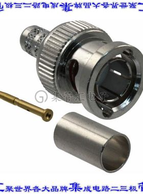 112952 同轴连接器BNC插头公引脚压接75欧姆自由悬挂