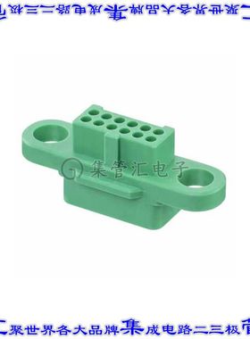 G125-224509600 矩形连接器外壳50POS插座2排1.25mm母形插口绿色