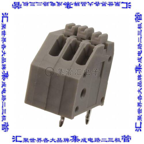 EB59A-03-V 线对板连接器3POS接线端子2.5mm通孔水平带板