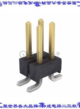 M20-8750242 针座连接器4POS分离式2排2.54mm公形插针表贴SMD镀金