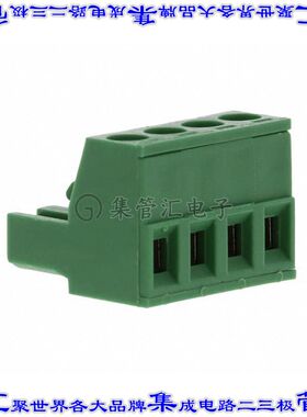 SH04-5,08 端子块连接器4POS插头母插口5.08mm绿色自由悬挂
