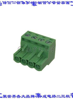 395305004 0395305004端子块连接器4POS插头母插口5.08mm绿色自由