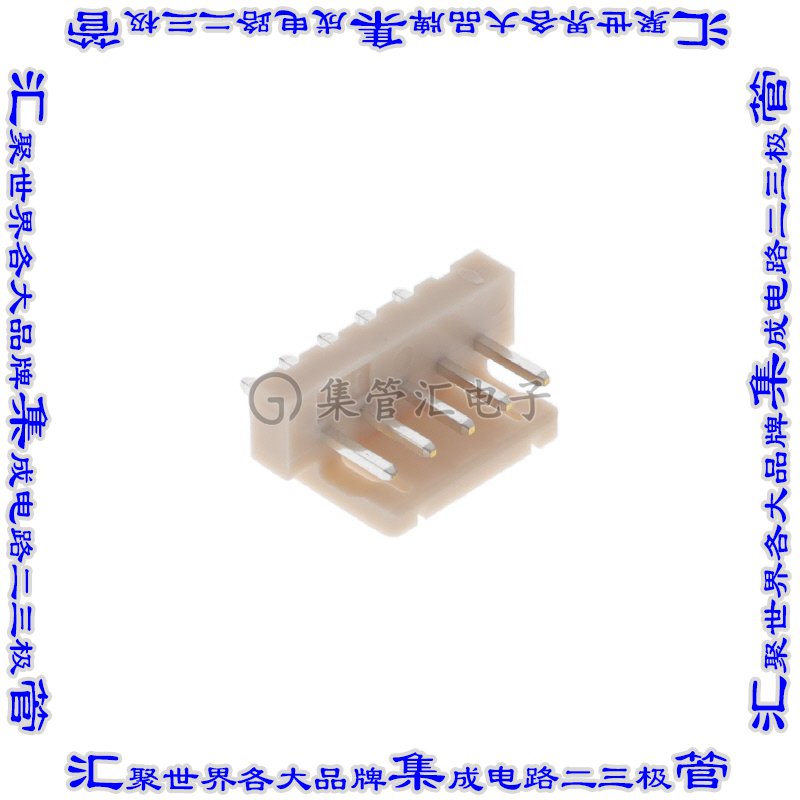 DF1-5P-2.5DSA(05) 针座连接器5POS接头2.5mm公形插针通孔直针锡