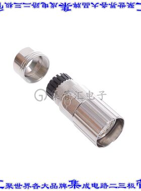 ASA035N00100235000 圆形连接器17POS插头外壳用于母插口银色自由