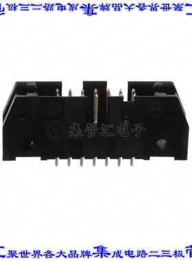 5102154-2 针座连接器14POS接头2排2.54mm公形插针通孔直针镀金