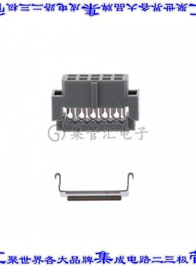 152210-0113-GB 矩形连接器10POS插座2排2mm母插口灰色IDC镀金自