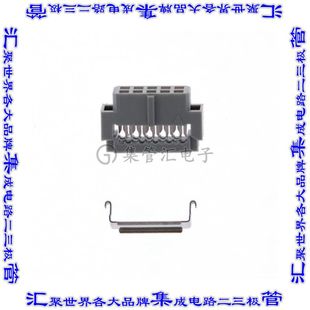 152210-0113-GB 矩形连接器10POS插座2排2mm母插口灰色IDC镀金自