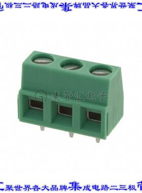 1729021 线对板连接器3POS接线端子5mm通孔水平带板