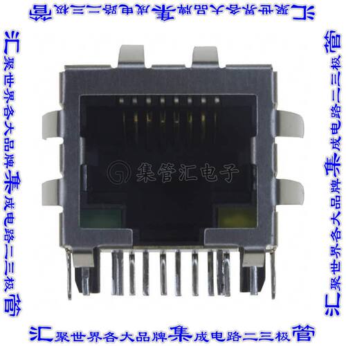 J0011D21BNL 接插件连接器CONN JACK 1PORT 100 BASE-TX PCB