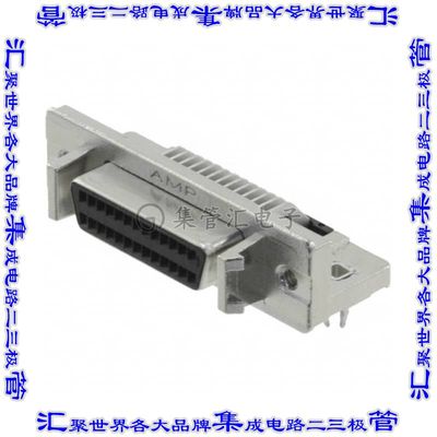 5787082-2 连接器26POS插座母插口2排D-TYPE型板边缘