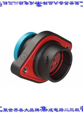 AHDP02-18-08PR-BRA 圆形连接器8POS插座外壳用于公插针黑色面板