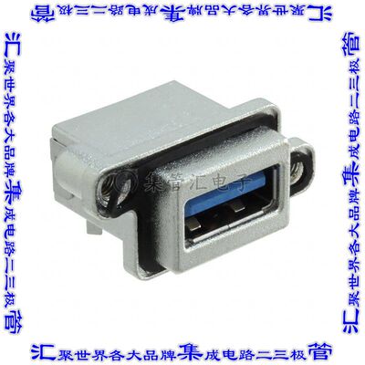 MUSBR-3193-M0 连接器USB-A插座9POS USB 3.0通孔直角