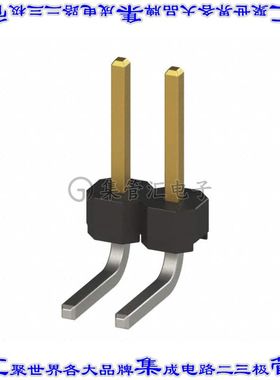 951102-7622-AR 针座连接器2POS接头2mm公形插针通孔直角镀金