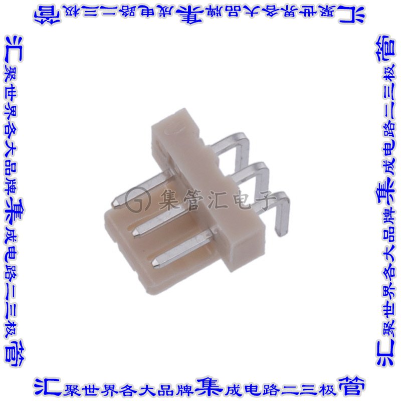 DF1-3P-2.5DS(05) 针座连接器3POS接头2.5mm公形插针通孔直角锡