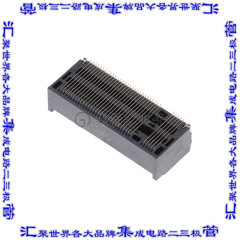 10131758-005RLF 卡边缘连接器67POS母头2排0.5mm黑色镀金 - 实物图
