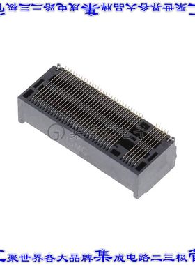 10128794-004RLF 卡边缘连接器67POS母头2排0.5mm黑色镀金