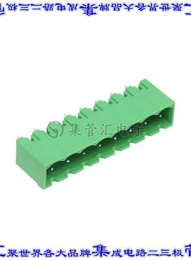 OSTOQ087150 端子块连接器8POS接头公引脚带罩5mm垂直焊接