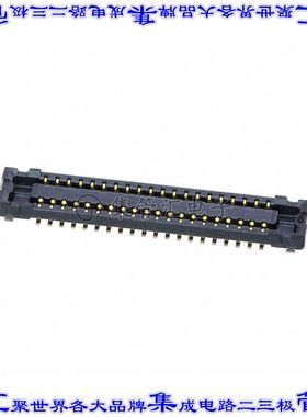 AXE140527A 板对板连接器40POS插口中央触点带2排0.4mm表贴SMD镀