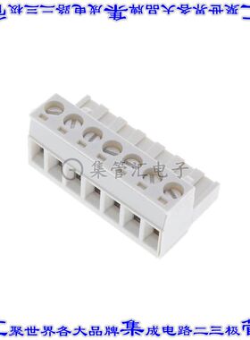 1756155 端子块连接器7POS插头母插口5mm奶油色自由悬挂