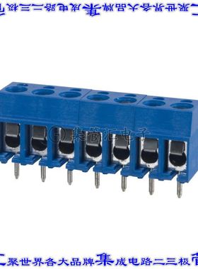 OSTTA074163 线对板连接器7POS接线端子5.08mm通孔水平带板