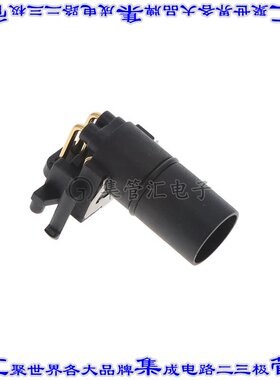 MSAS-05PMMR-EE0001 圆形连接器5POS插座公形引脚焊接镀金通孔直
