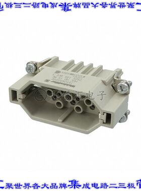 1650650000 连接器15+接地无触头嵌件公头压接