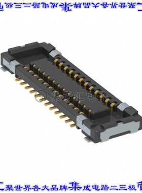 AXG724047A 板对板连接器24POS插口中央触点带2排0.35mm表贴SMD镀