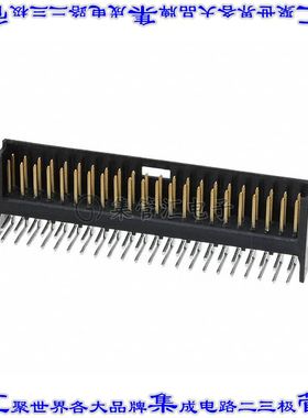 280393-2 针座连接器44POS接头2排2.54mm公形插针通孔直角镀金