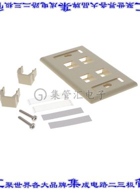 AX104198 接插件连接器KCONN FACEPLATE 4-P SG IVORY