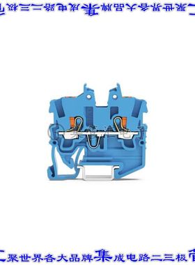 2250-1204 端子块连接器2POS馈通式3.5mm蓝色16-24AWG