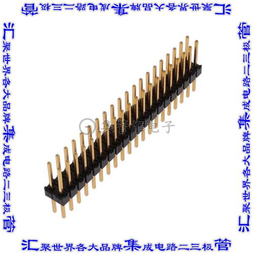 TSW-120-22-G-D 针座连接器40POS接头2排2.54mm公形插针通孔直针