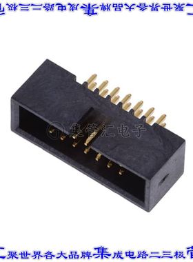 20021511-00014T4LF 针座连接器14POS接头2排1.27mm公形插针通孔