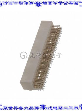 8-5353015-1 针座连接器122POS 3排公形插针通孔直角镀金